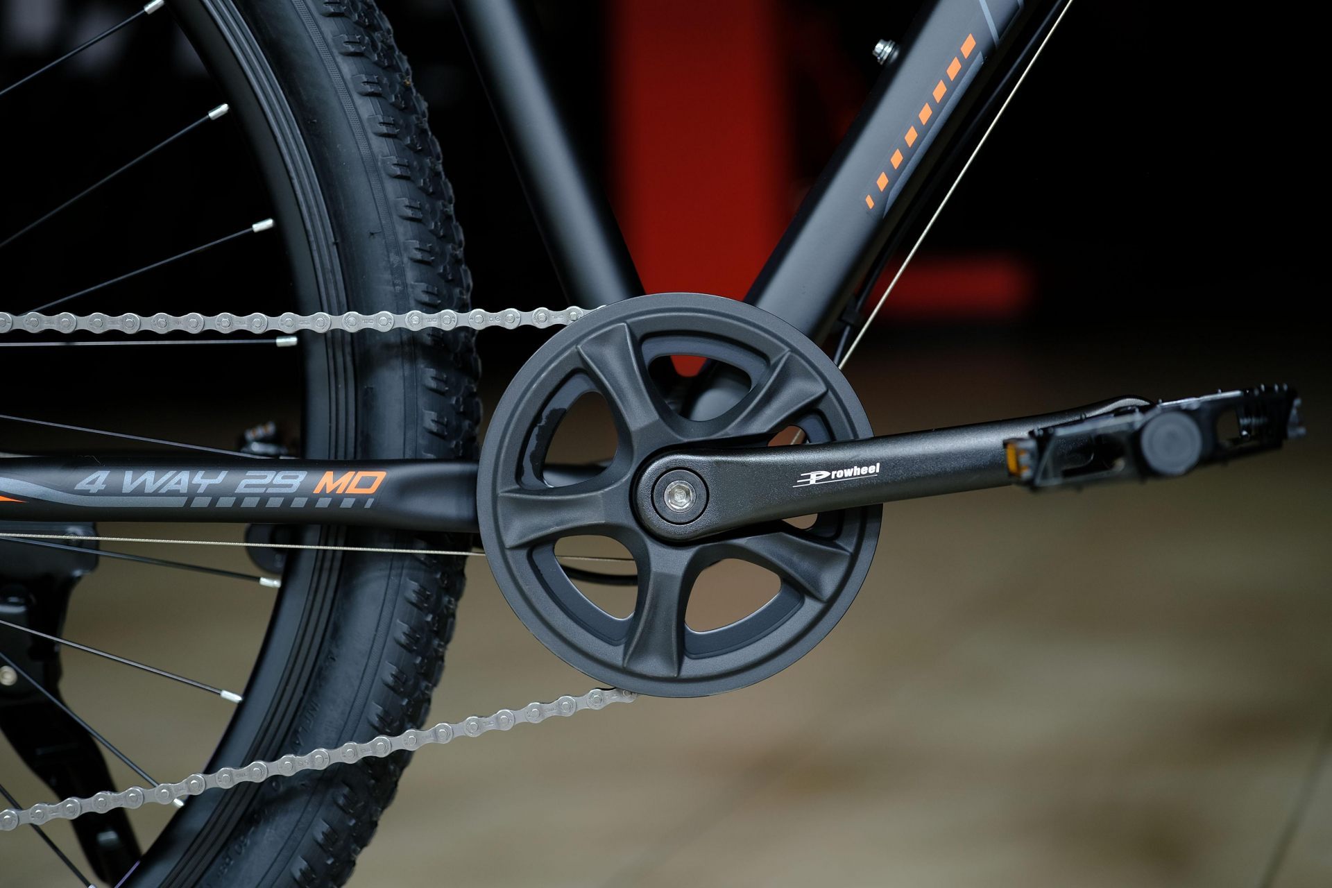 Система (шатун) алюминий 36T под квадрат Prowheel
 HOKE 4 Way 29 HD матовый чёрный-оранжевый 21